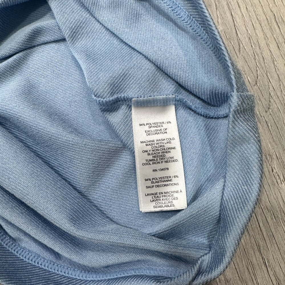 Vineyard Vines Sweatshirt Mens Large Performance 1/4 Zip Pullover Blue Stretch - Picture 8 of 11